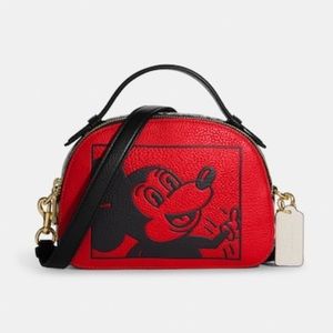 Disney Mickey Mouse X Keith Haring Serena Satchel Perfect Condition